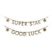 Gold Glitter Letter Banner Garland 