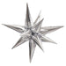 Silver Star Burst Balloon, 27.5''