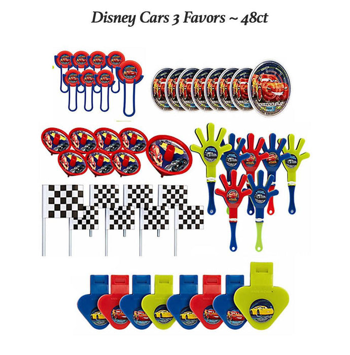 Cars 3 Mega Favor Mix | 48 ct