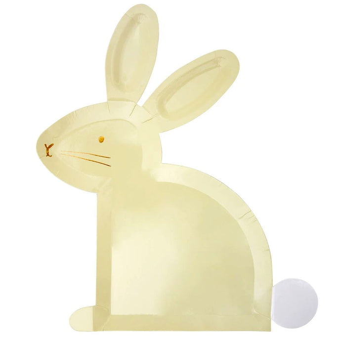 Large Pastel Bunny Plates  9" | 8 ct