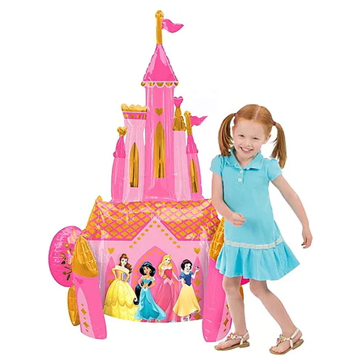 Giant Gliding Disney Princess Castle AirWalker Balloon 60" | 1ct