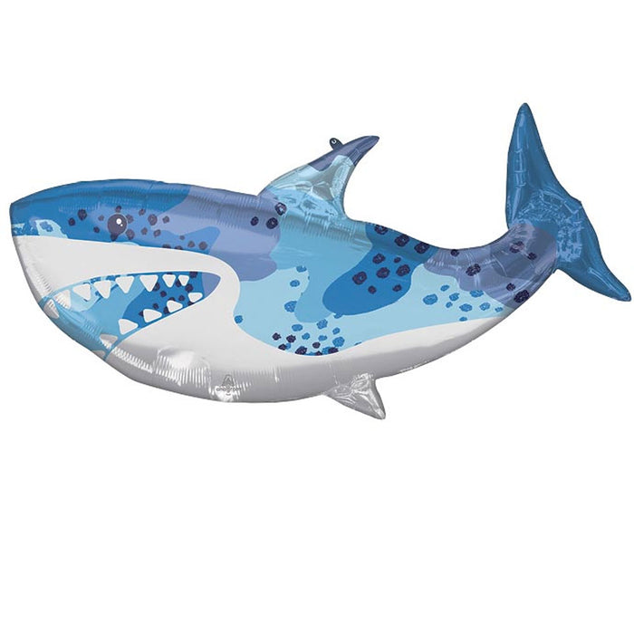 Shark Super Shape Mylar Balloon 38 in. | 1ct