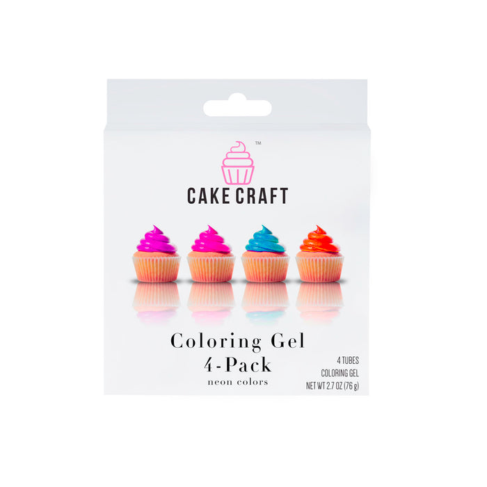 Neon Colors Coloring Gel 4pk |1 ct