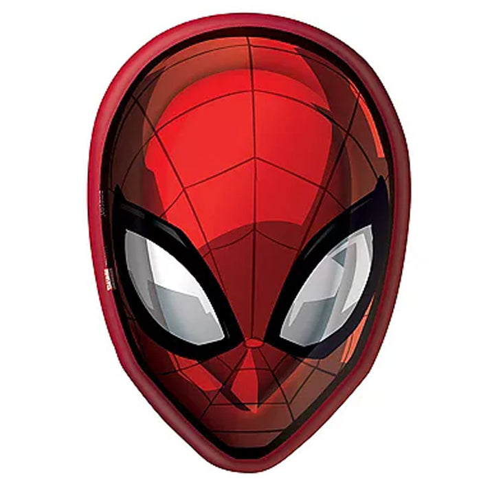 Spider-Man Webbed Wonder-Shaped Paper Dessert Plate, 6.5" | 8ct