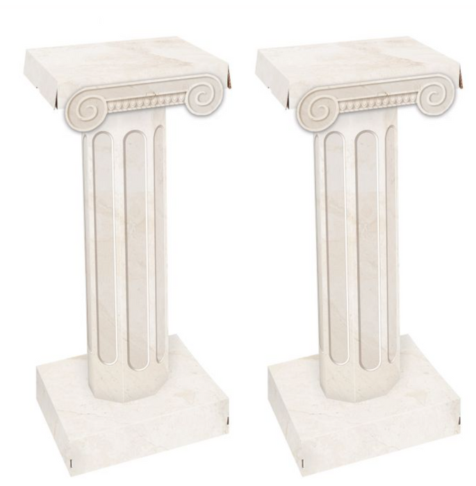 3D Cardboard Italian Column Props 33 3/4" | 2ct