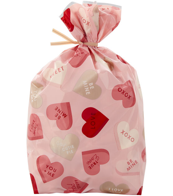 Valentine's Treat Bags Candy Hearts | 20 ct