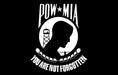 POW/MIA mini flag, 4" x 6" |1 ct