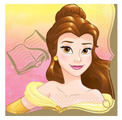 Princess Belle Lunch Napkins | 16ct