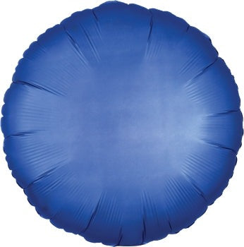 18 inch Azure Round Satin Luxe Balloon.