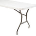 Stay Put Rectangular Table Cover, White. 30" x 96" | 1 ct