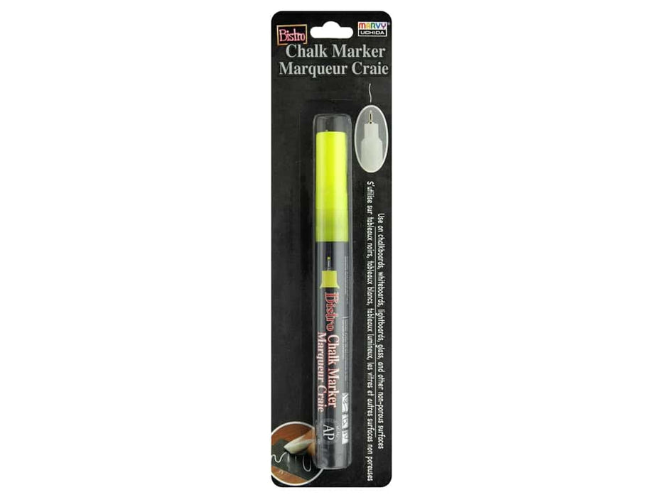 Chalk Marker Fluorescent Yellow | 1ct