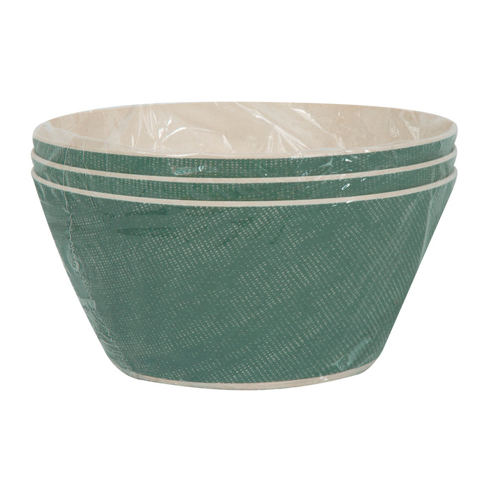 Fresh Greens Bamboo Melamine Bowls | 3ct