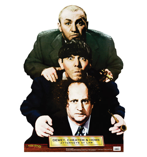 Three Stooges - Dewey, Cheatem, And Howe Lifesize Standup