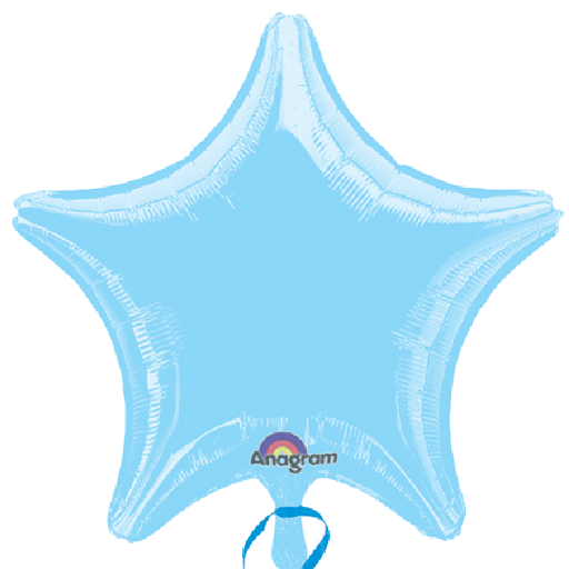 Pastel Blue Star 18" Mylar Balloon | 1ct.