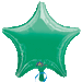 Green Star 18" Mylar Balloon | 1ct.