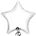 White Star 18" Mylar Balloon | 1ct.