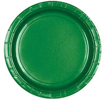 Festive Green 10.5" Paper Plates | 20ct