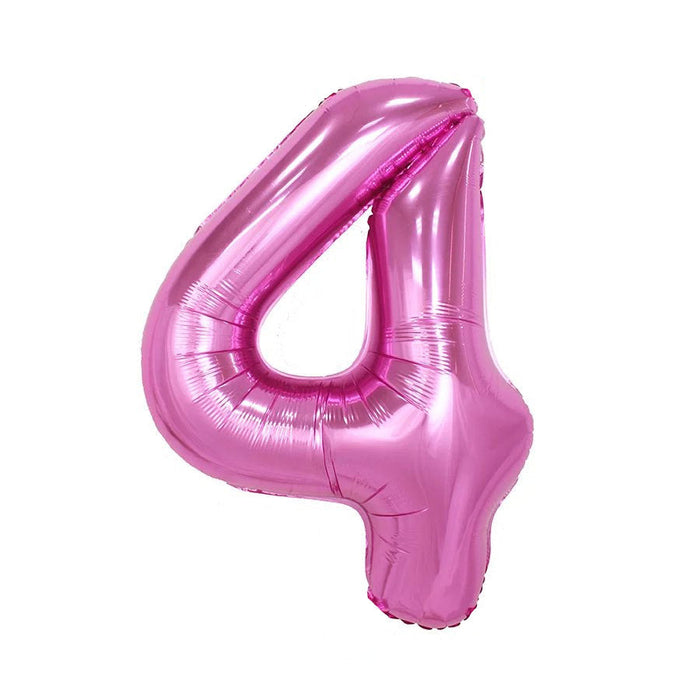 Pink Jumbo Number Balloons 34" | 1 ct