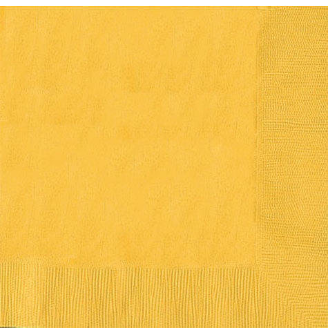 Yellow Sunshine Dinner Napkins | 20ct