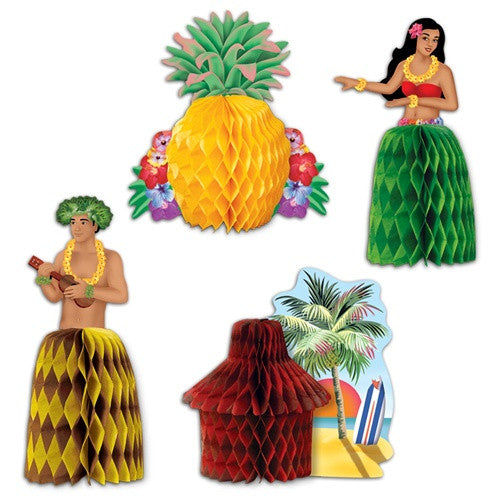 Luau Centerpieces | 4ct