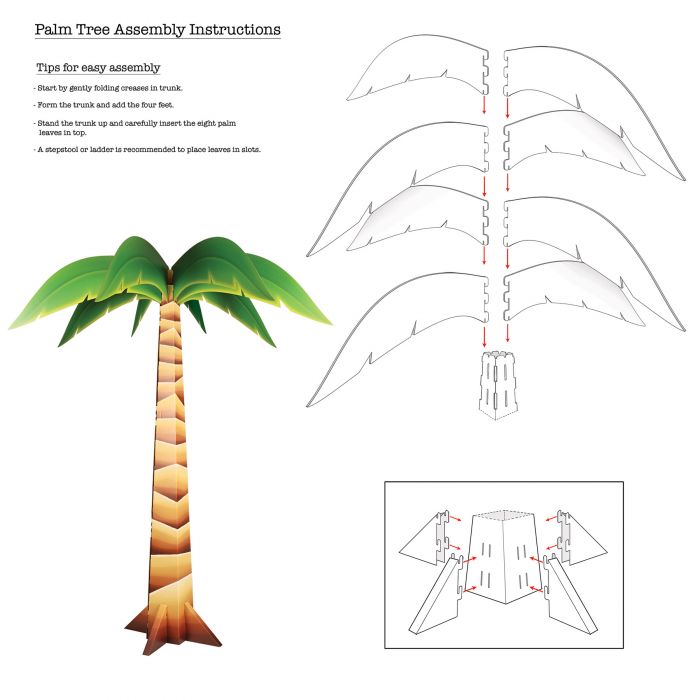 3-D Palm Tree Prop | 1ct