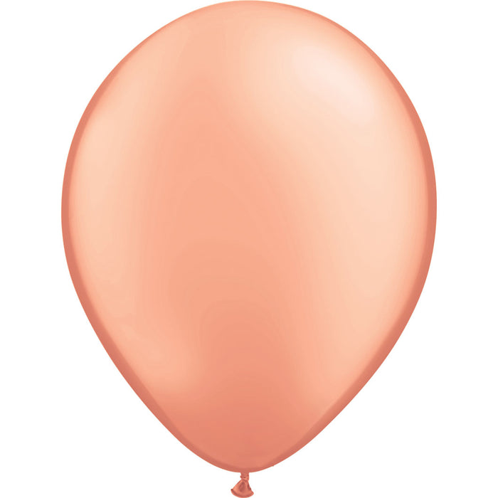 Rose Gold, Latex Single Balloon 11" | 1ct Does Not Include Helium