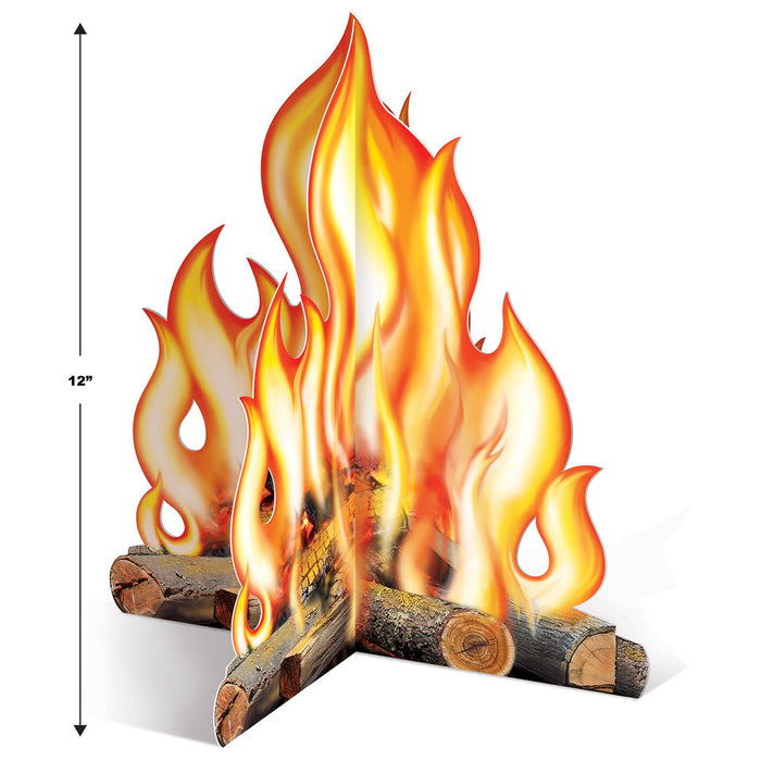 Campfire 3D Centerpiece 12" | 1ct