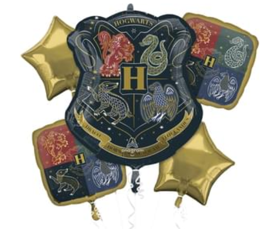 Harry Potter Mylar Balloon Bouquet | 5 pcs