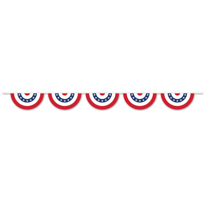 Patriotic Bunting Banner 12ft | 1ct