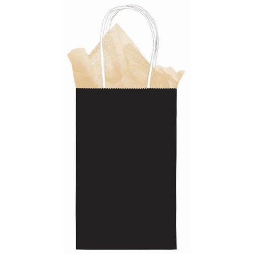 Kraft Cub Small Black Paper Sack | 1ct