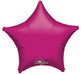 Fuchsia Star Mylar Balloon, 18'' | 1 ct