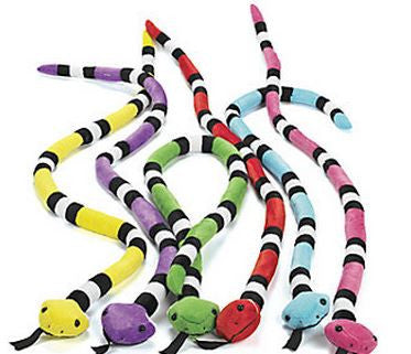 Plush Bright Snakes 12ct