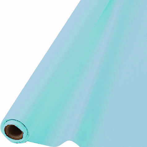 Robin's Egg Blue Plastic Table Roll | 100' x 40"