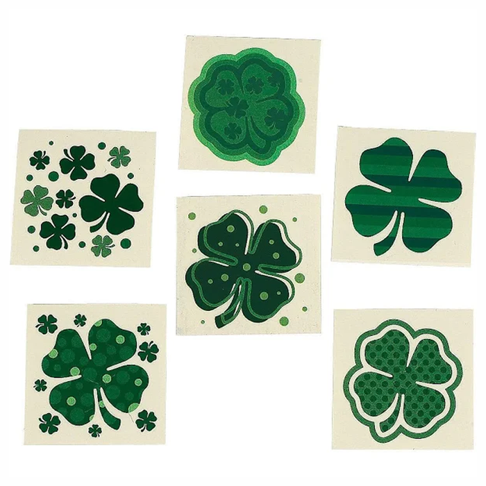 Shamrock Patterned Tattoos | 36ct