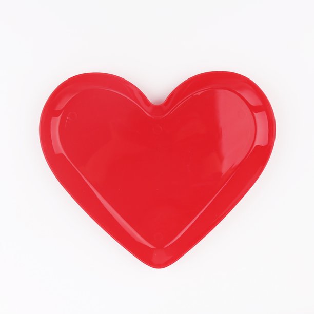 Valentine's Heart Shaped Paper Plates 8in | 8 ct