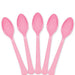 New Pink Plastic Spoons | 20ct