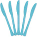 Caribbean Blue Plastic Knives | 20ct