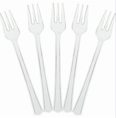 Clear Mini Forks | 40ct