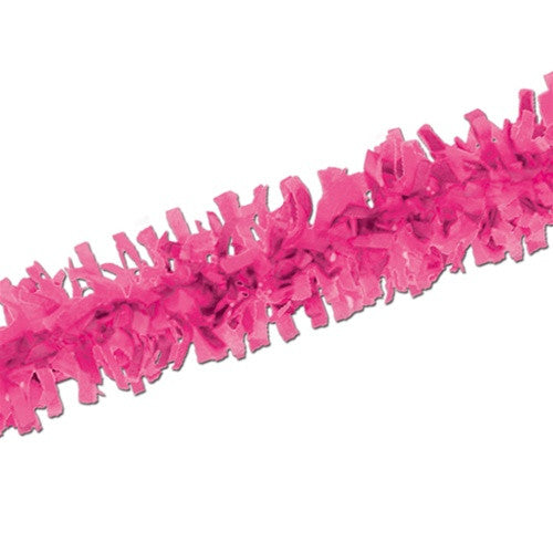 Cerise Tissue Festooning | 25ft