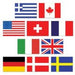 Mini International Flag Cutouts | 10ct