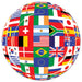 International Flag 9in Paper Luncheon Plates | 8ct