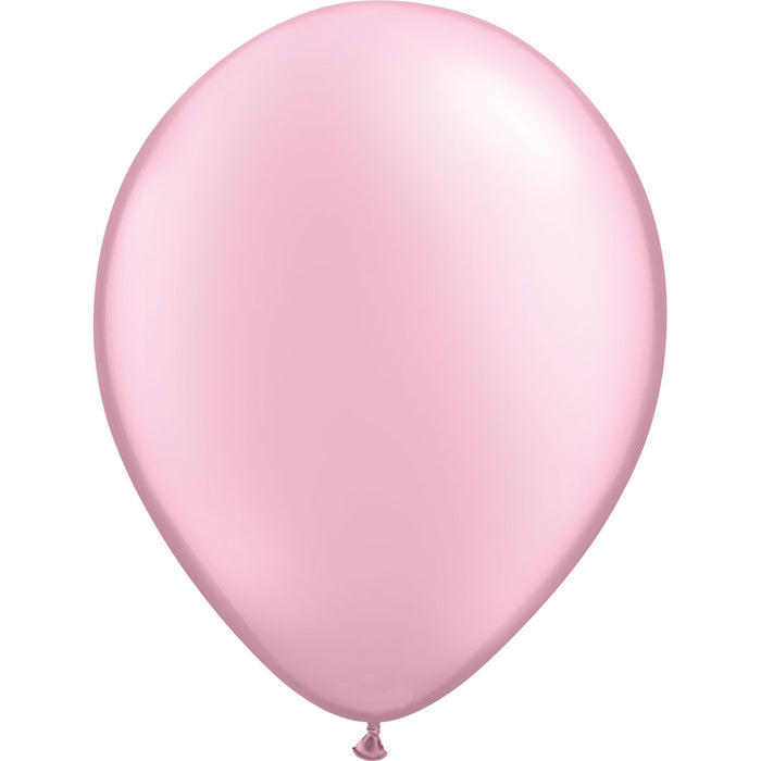 Pearl Pink, 11" Latex Single Balloon | Does Not Include Helium