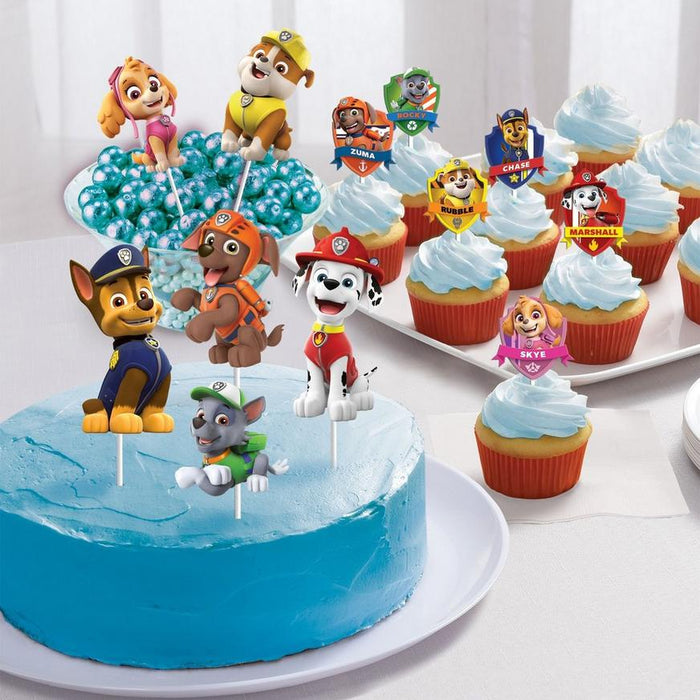 Paw Patrol Adventures Cupcake Picks | 6ct