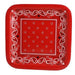 Bandana Square Plates, 9" | 8 ct