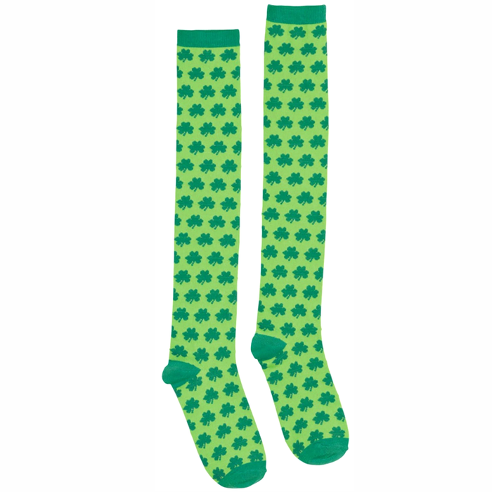 Shamrocks Knee-High Adult Socks | 1pr