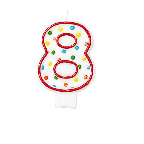 Candles - Polka Dot Candle #8