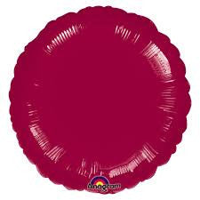 Burgundy Mylar Balloon, 18'' | 1 ct