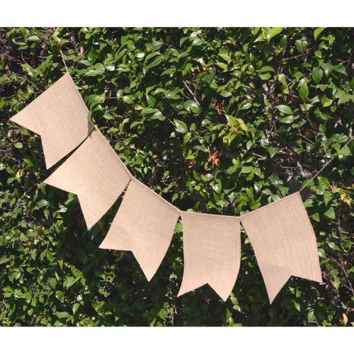 Jute Swallow Tail Banner | 1 ct