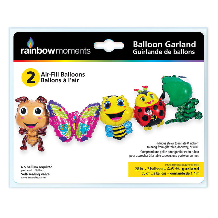 Air filled Bugs Balloon Garland | 1ct