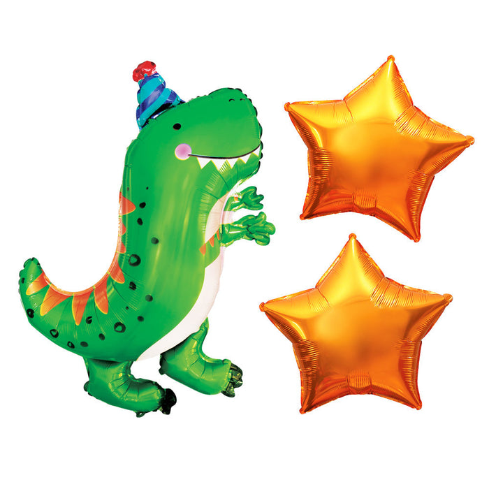 Air-Filled Dinosaur Balloon Bundle | 1ct